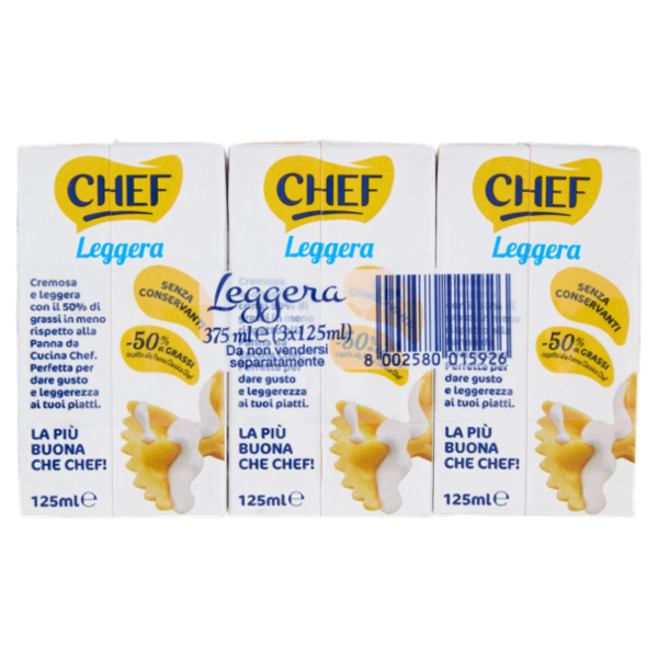 Chef Leggera 3 x 125 ml