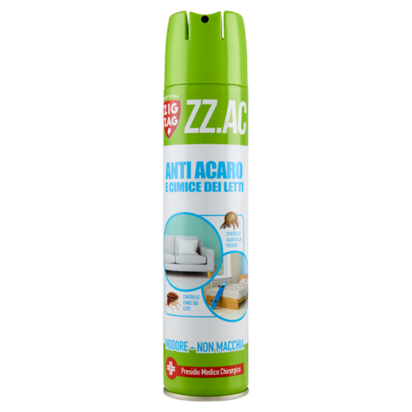 Zig Zag Insetticida ZZ.AC Anti Acaro e Cimici dei Letti 300 ml