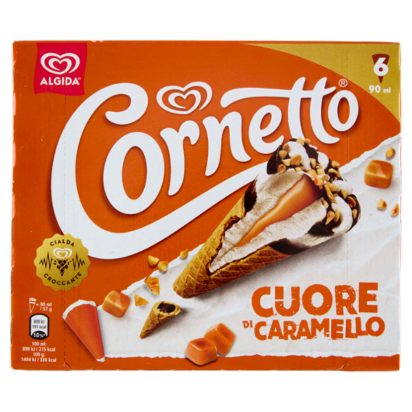 Cornetto Cuore di Caramello 6 x 57 g