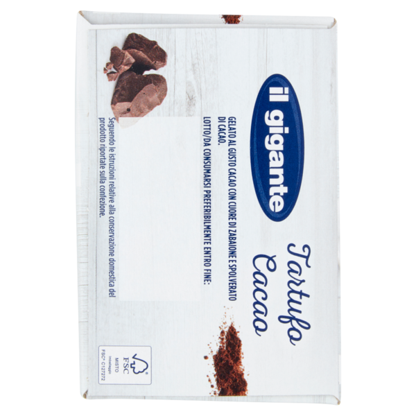 IL GIGANTE Tartufo Cacao 2 x 90 g