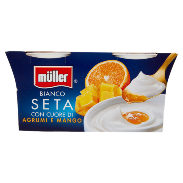 müller Bianco Seta con Cuore di Agrumi e Mango 2 x 125 g