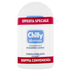 Chilly Idratante Detergente Intimo 2 x 200 Ml