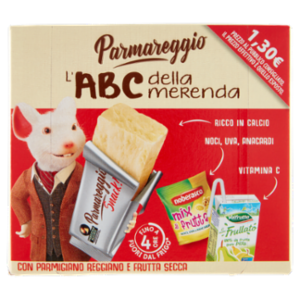 Parmareggio L'ABC Della Merenda Con Parmigiano Reggiano e Frutta Secca