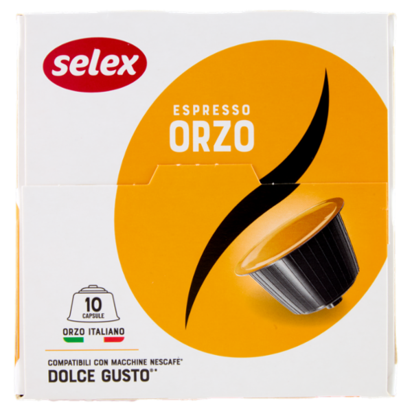 Selex Orzo Espresso in Capsule Compatibili Dolce Gusto 10 pezzi