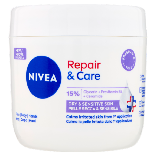 Nivea Repair & Care Pelle Secca & Sensibile 400 ml