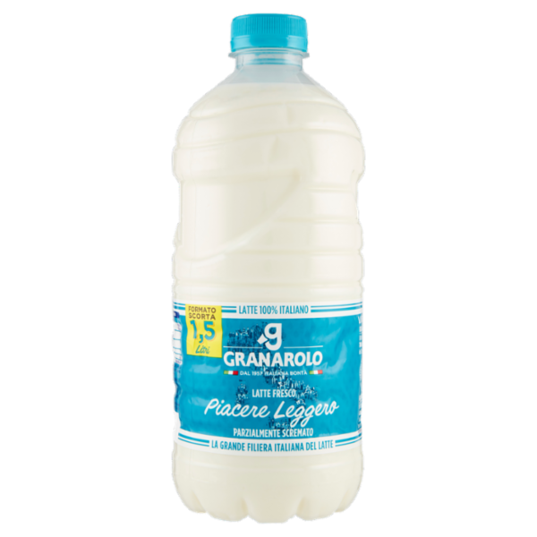 Granarolo Latte Fresco Piacere Leggero Parzialmente Scremato 1,5 L