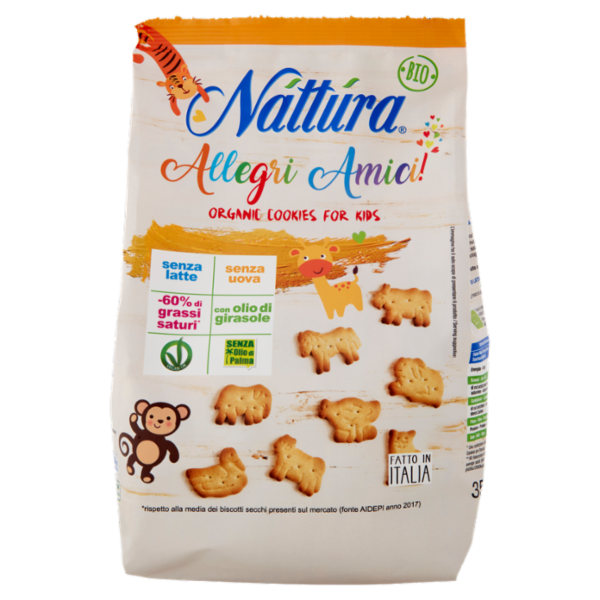 Náttúra Allegri Amici! Organic Cookies For Kids Bio 350 g