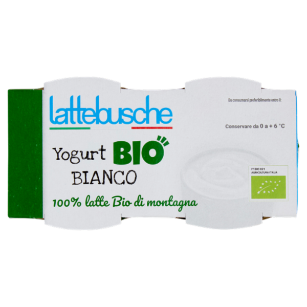 lattebusche Yogurt Bio Bianco 2 x 125 g