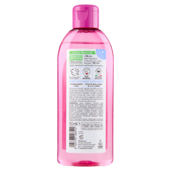 I Provenzali Bio Struccante Occhi Biologico Rosa Mosqueta 150 ml