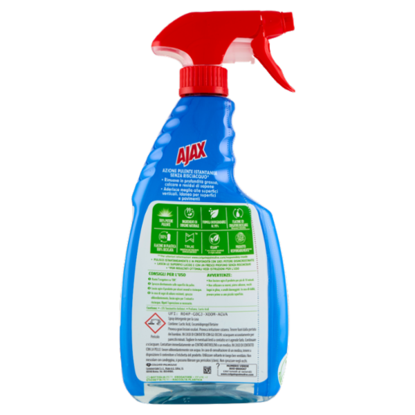 Ajax detersivo spray 360° igienizzante bagno 600 ml