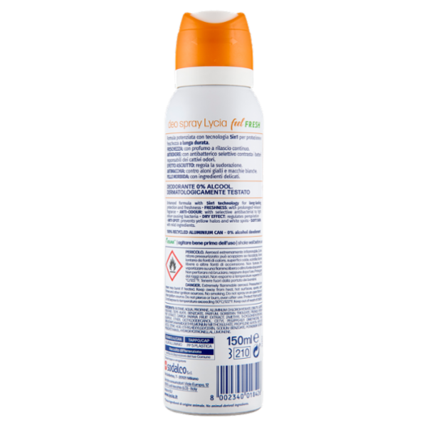 Lycia feel Fresh Pesca & Papaya deo spray 150 ml