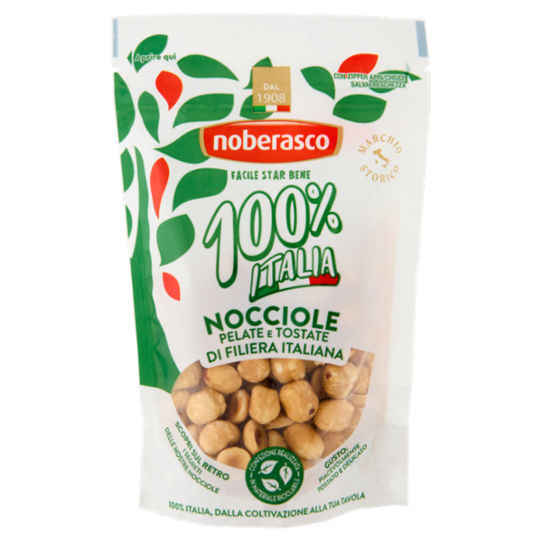 noberasco 100% Italia Nocciole Pelate e Tostate 100 g
