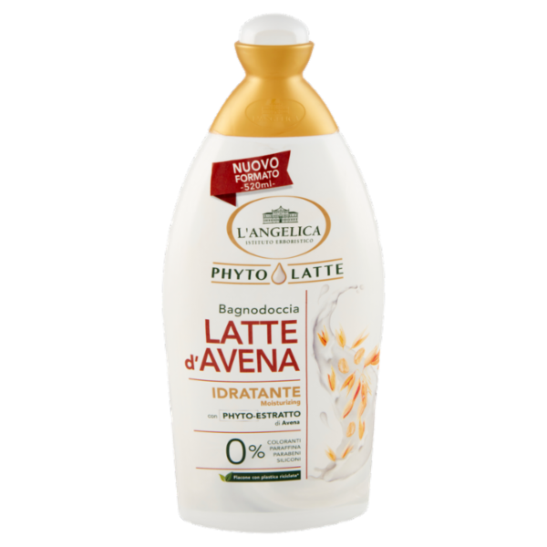L'Angelica Phyto Latte Bagnodoccia Latte d'Avena Idratante 520 ml