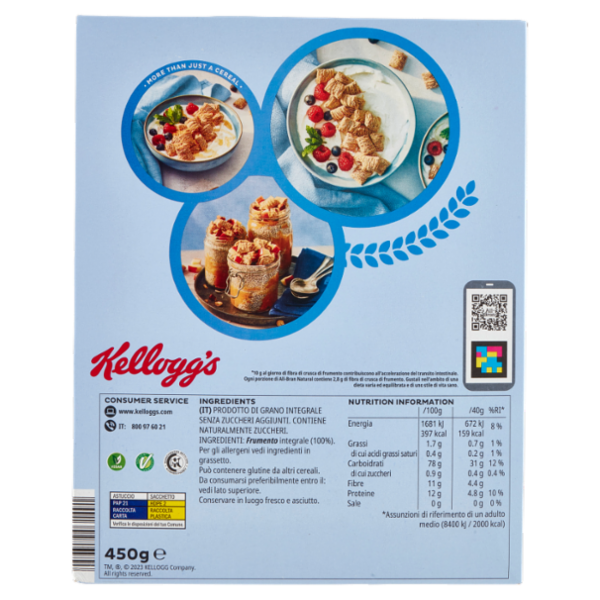 Kellogg's All-Bran Natural 450 g