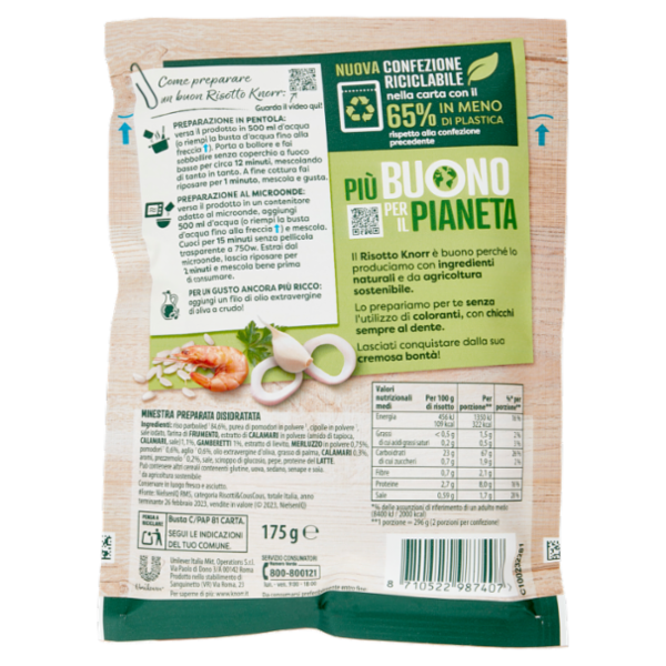 Knorr Risotto Pescatora 175 g
