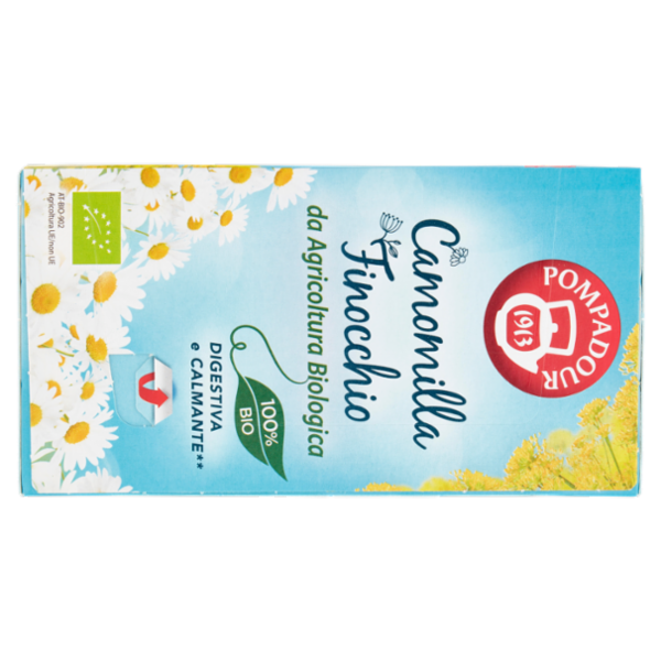 Pompadour Camomilla Finocchio da Agricoltura Biologica bustine 18 x 2 g