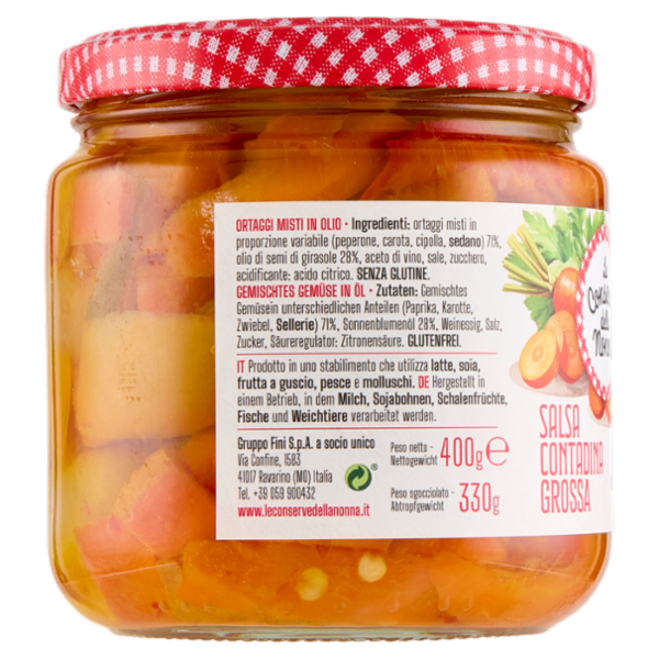 Le Conserve della Nonna Salsa Contadina Grossa 400 g