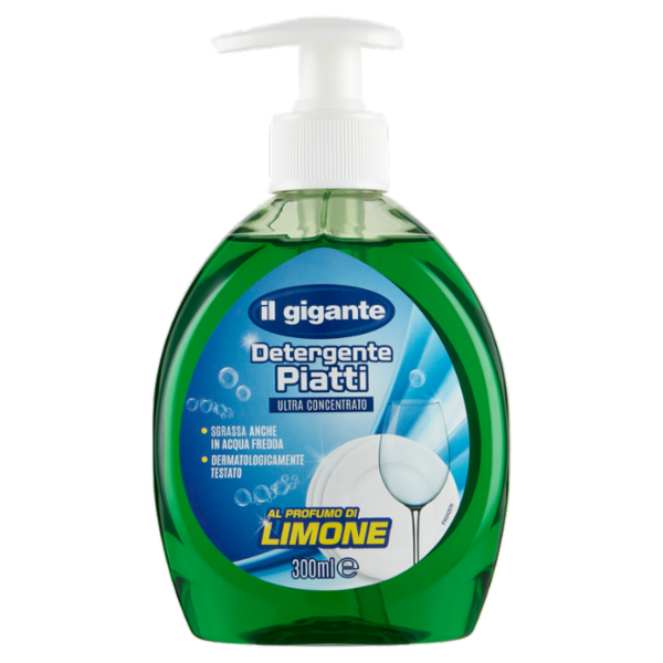 IL GIGANTE Detergente Piatti Ultra Concentrato al Profumo di Limone 300 ml