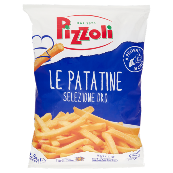 Pizzoli le Patatine Selezione Oro Surgelate 2,5 Kg
