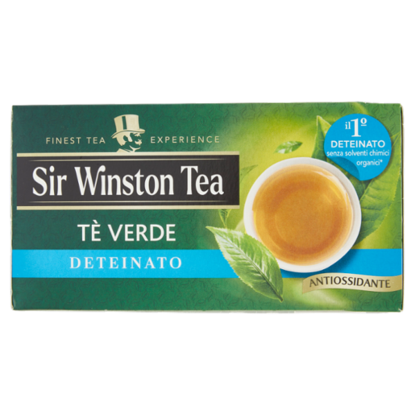 Sir Winston Tea Tè Verde Deteinato 20 x 1,75 g