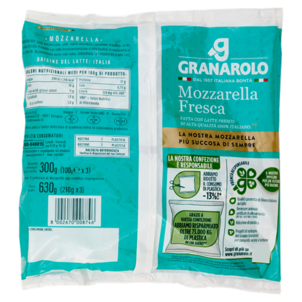 Granarolo Mozzarella Fresca 3 x 100 g