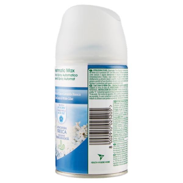 Air Wick Freshmatic Freschezza Lino e Lavanda Spray Automatico per Ambienti Ricarica 250 ml