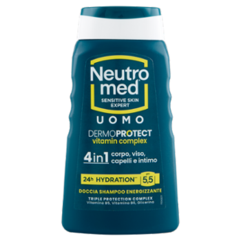 Neutromed Dermoprotect Uomo Vitamin Complex 4in1 Doccia Shampoo Energizzante 250 Ml