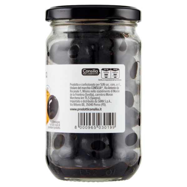 Consilia Olive Nere Denocciolate 135 g