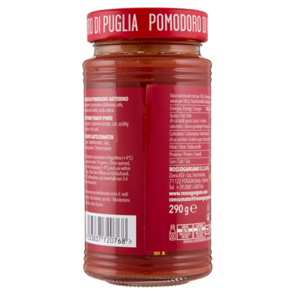 Rosso Gargano Passata di Datterino 290 g