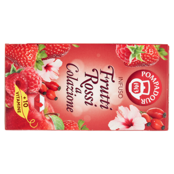 Pompadour Infuso Frutti Rossi a Colazione bustine 20 x 2,5 g