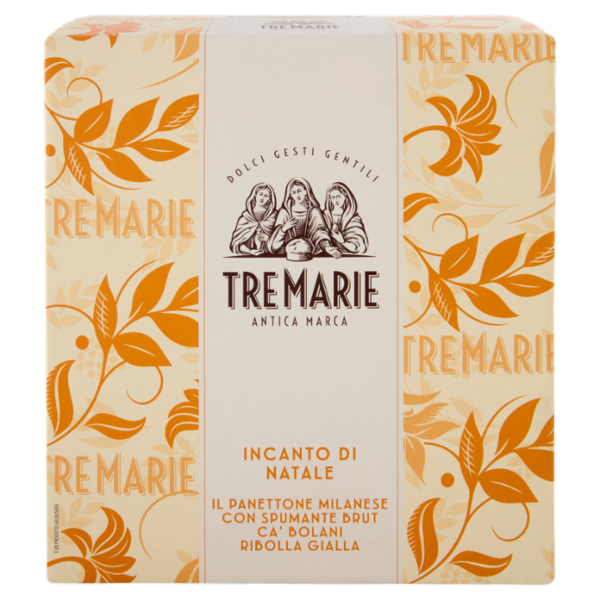 Tre Marie Incanto di Natale Panettone Milanese 750g + Spumante Brut Ca' Bolani Ribolla Gialla 750ml