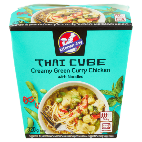 Kitchen Joy Thai Cube Creamy Green Curry Chicken with Noodles 320 g