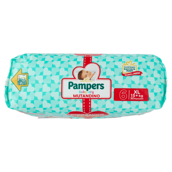 Pampers Baby-dry Mutandino XL 15 + 15 pz