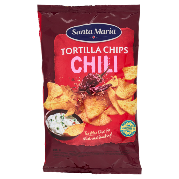 Santa Maria Tortilla Chips Chili 185 g