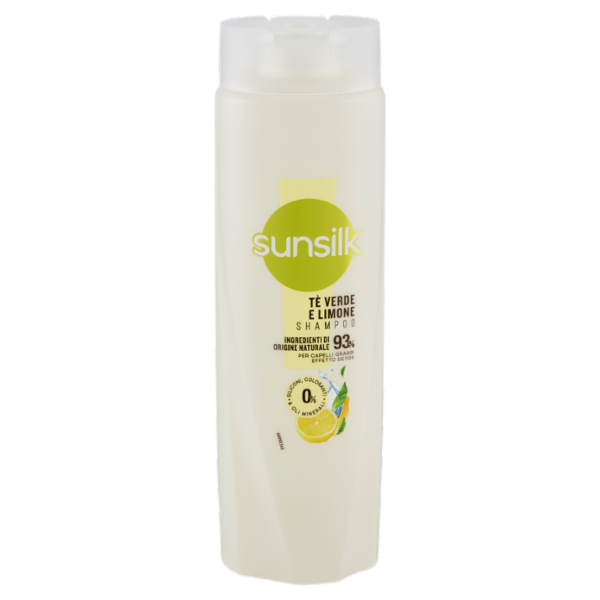 sunsilk Shampoo Thè Verde e Limone per Capelli Grassi Effetto Detox 250 mL