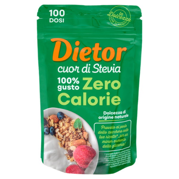 Dietor cuor di Stevia Zero Calorie 150 g