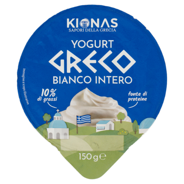 Kionas Yogurt Greco Bianco Intero 10% grassi 150 g