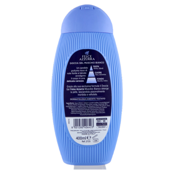 Felce Azzurra Muschio Bianco Vellutante Doccia Gel 400 ml