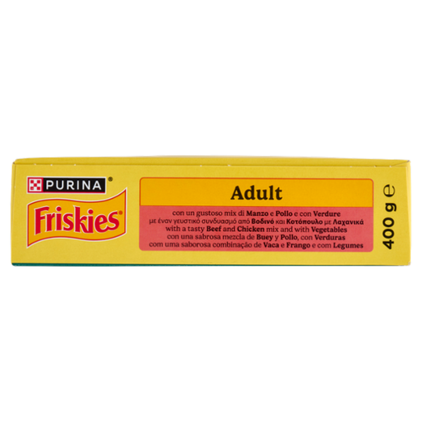 PURINA FRISKIES Adult Manzo e Pollo e con Verdure 400g