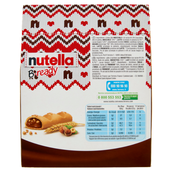 nutella B-ready 6 x 22 g
