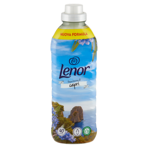 Lenor Ammorbidente Lavatrice Concentrato, fresca brezza di Capri 40 Lavaggi 840 ml