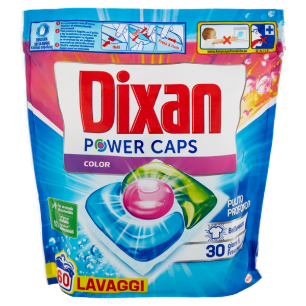 DIXAN PowerCaps Color 60pz (840g)