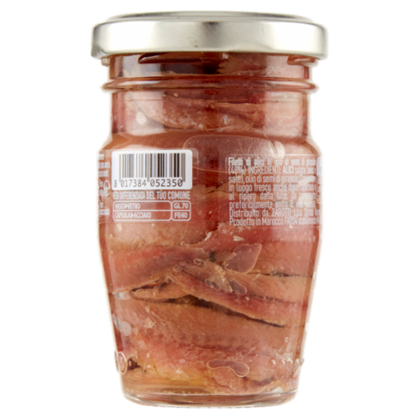 Zarotti Filetti di Alici Classici in Olio di Semi di Girasole 80 g