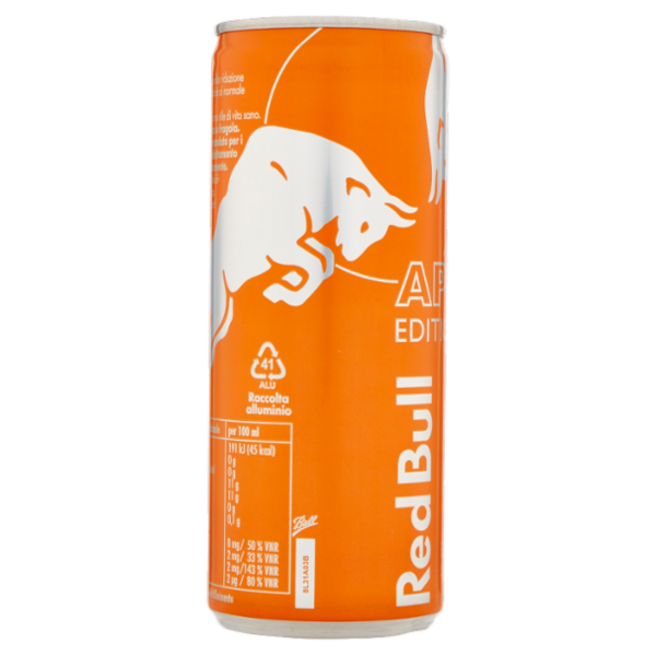 Red Bull Energy Drink, Gusto Albicocca Fragola, 250 ml