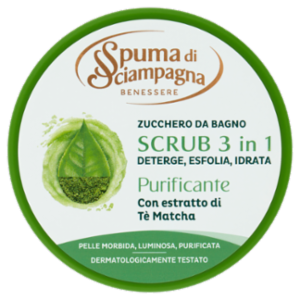 Spuma Di Sciampagna Benessere Scrub 3in1 Purificante Con Estratto Di Tè Matcha 250ml