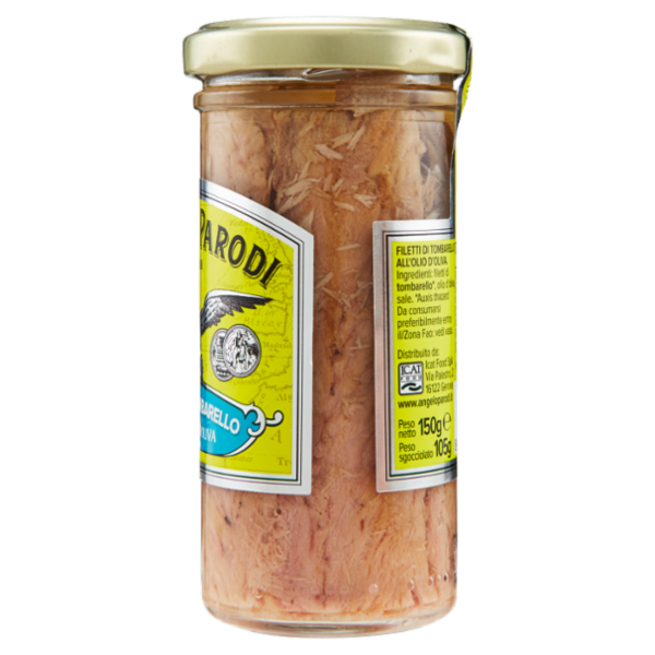 Angelo Parodi Filetti di Tombarello in Olio d'Oliva 150 g