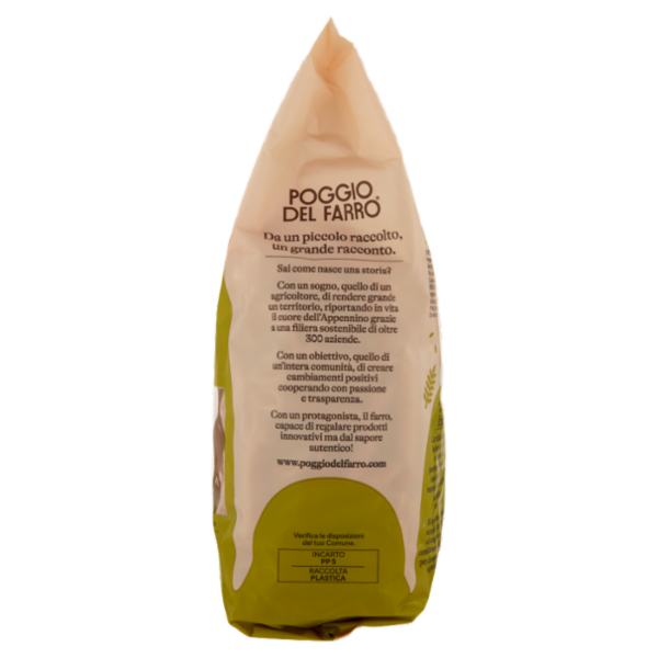 Poggio del Farro Specialità Integrale di Farro Bio Penne 500 g