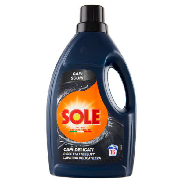 Sole Detersivo lavatrice Capi Scuri 16 lavaggi 1 L