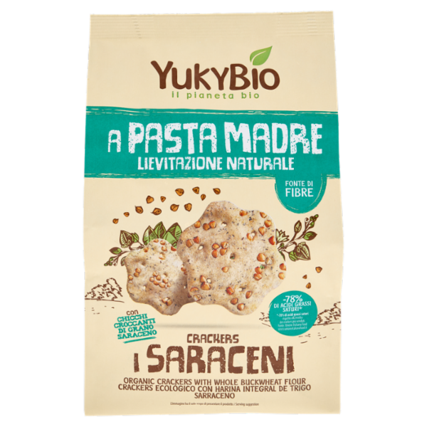 YukyBio A Pasta Madre Crackers i Saraceni 250 g