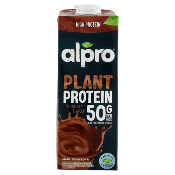 ALPRO Protein 50g Bevanda Vegetale Proteica alla Soia, Senza Lattosio, Gusto Cioccolato, 1l
